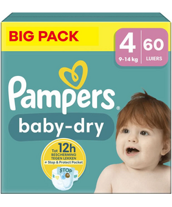 Pampers Baby Dry - Maat 4 - 60 Luiers