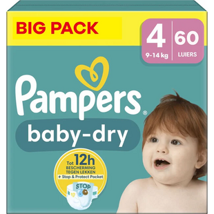 Pampers Baby Dry - Maat 4 - 60 Luiers