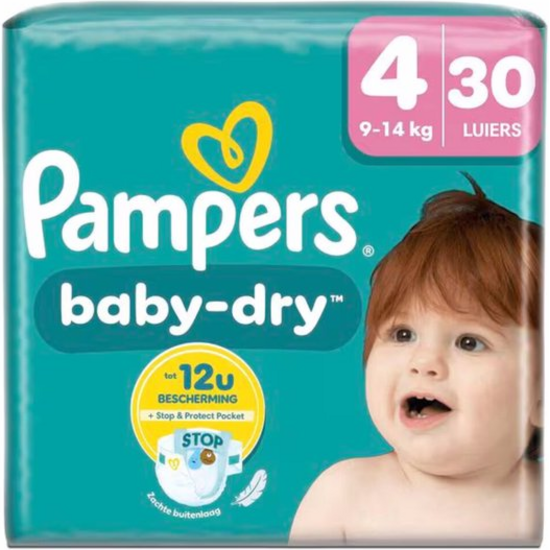Pampers Pampers Baby Dry - Maat 4 - 30 Luiers