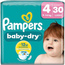 Pampers Pampers Baby Dry - Maat 4 - 30 Luiers