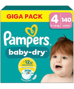 Pampers Baby Dry - Maat 4 - 140 Luiers