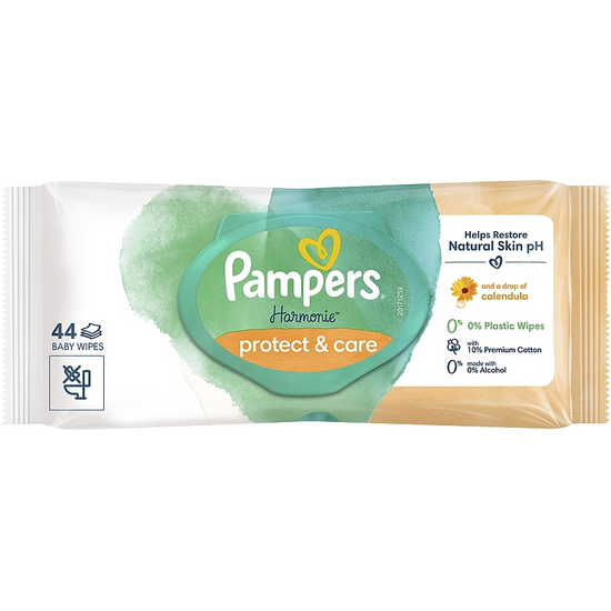 Pampers Pampers Harmonie Protect & Care Billendoekjes - 44 Doekjes