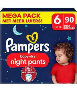 Pampers Baby Dry Night Pants - Maat 6 - 90 Luierbroekjes