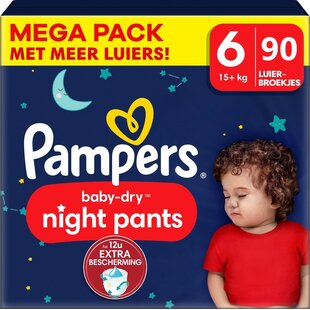 Pampers Baby Dry Night Pants - Maat 6 - 90 Luierbroekjes