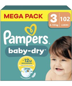 Pampers Baby Dry - Maat 3 - 102 Luiers