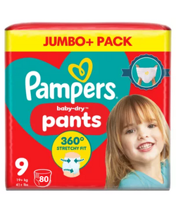 Pampers Baby Dry Pants - Maat 9 - 80 Luierbroekjes
