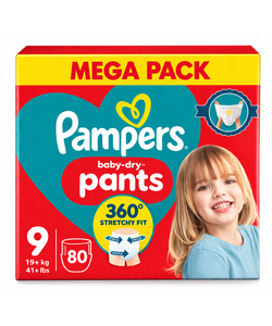 Pampers Baby Dry Pants - Maat 9 - 80 Luierbroekjes