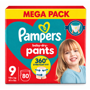 Pampers Baby Dry Pants - Maat 9 - 80 Luierbroekjes