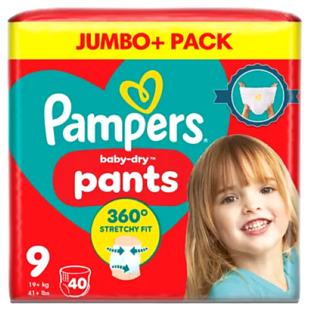 Pampers Baby Dry Pants - Maat 9 - 40 Luierbroekjes