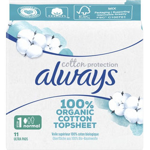 Always Maandverband - Bio Cotton Protection - Maat 1 - 11st