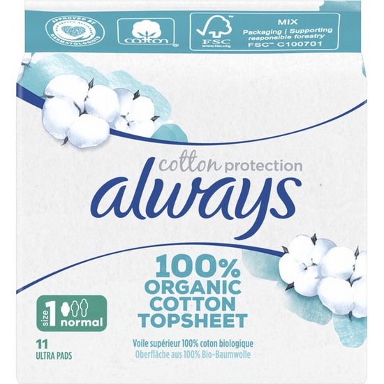 Always Always Maandverband - Bio Cotton Protection - Maat 1 - 11st