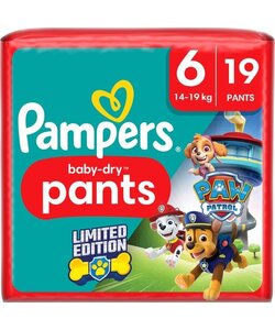 Pampers Baby-Dry Nappy Pants – Maat 6 – 19 Luierbroekjes 