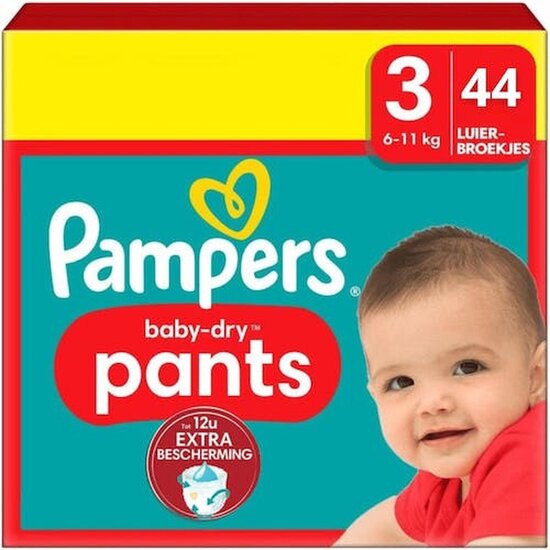 Pampers Pampers Baby Dry Pants - Maat 3 - 44 Luierbroekjes