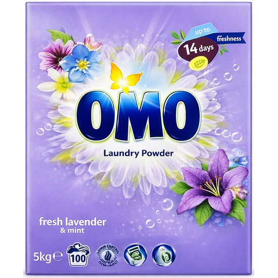 Omo Omo Waspoeder - Lavendel - 100 wasbeurten