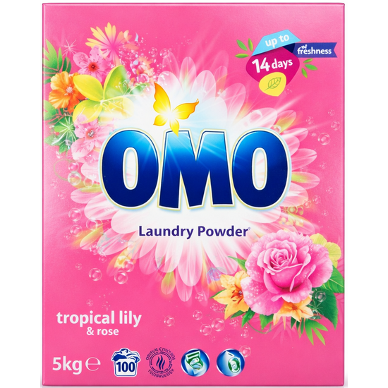 Omo Omo Waspoeder - Tropical - 100 wasbeurten