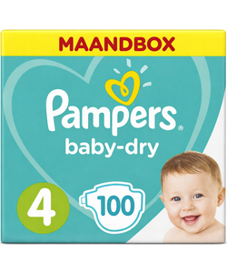 Pampers Baby Dry - Maat 4 - 100 Luiers