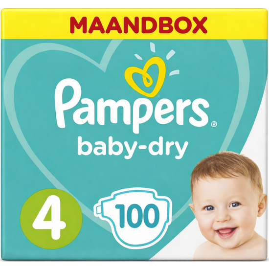Pampers Pampers Baby Dry - Maat 4 - 100 Luiers