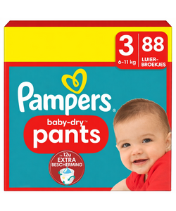 Pampers Baby Dry Pants - Maat 3 - 88 Luierbroekjes