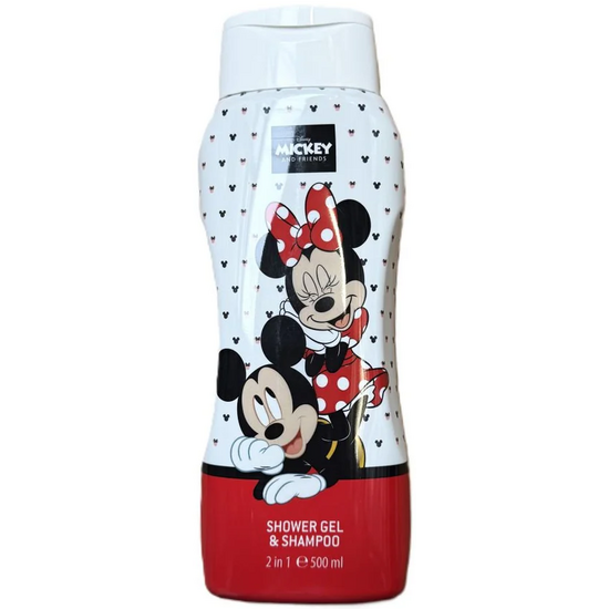 Disney Mickey & Minnie - 2 in 1 Shampoo & Douchegel - 500ml