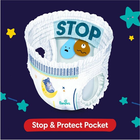 Pampers Pampers Baby Dry Night Pants - Maat 4 - 80 Luierbroekjes