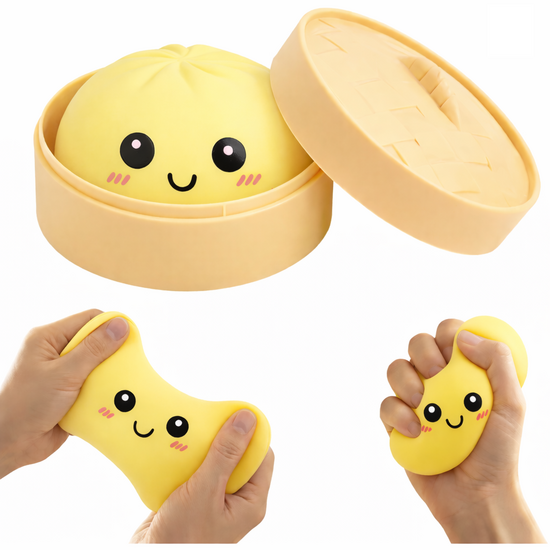 Squishy Bun - Mystery Dumpling - Geel