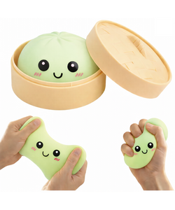 Squishy Bun - Mystery Dumpling - Groen