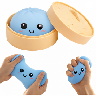 Squishy Bun - Mystery Dumpling - Blauw