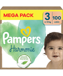 Pampers Harmonie - Maat 3 - 100 Luiers