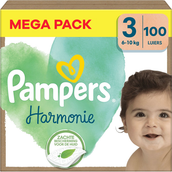 Pampers Pampers Harmonie - Maat 3 - 100 Luiers