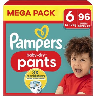 Pampers Baby Dry Pants - Maat 6 - 96 Luierbroekjes