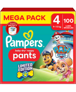 Pampers Baby Dry Pants - Maat 4 - 100 Luierbroekjes