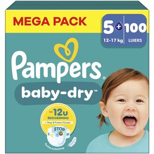 Pampers Baby Dry - Maat 5+ - 100 Luiers