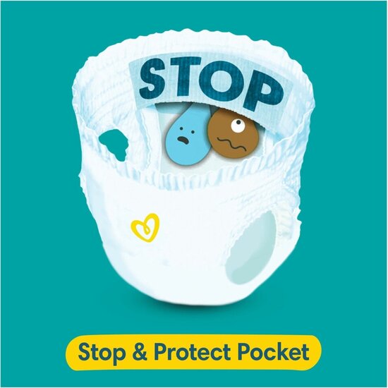 Pampers Pampers Baby Dry Pants - Maat 4 - 124 Luierbroekjes