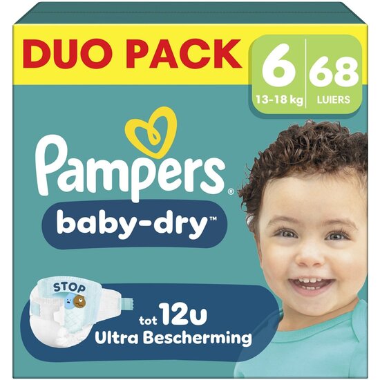 Pampers Pampers Baby Dry - Maat 6 - 68 Luiers