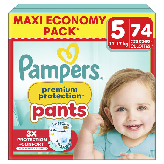 Pampers Pampers Premium Protection Pants - Maat 5 - 74 Luierbroekjes