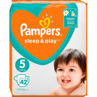 Pampers Sleep & Play - Maat 5 - 42 Luiers