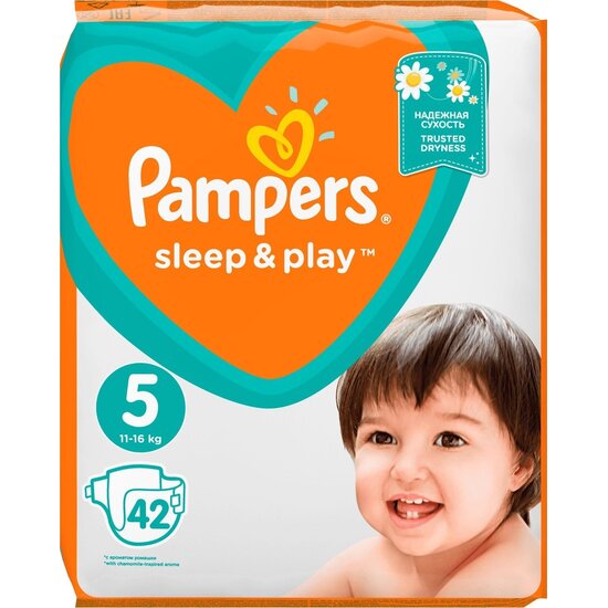 Pampers Pampers Sleep & Play - Maat 5 - 42 Luiers