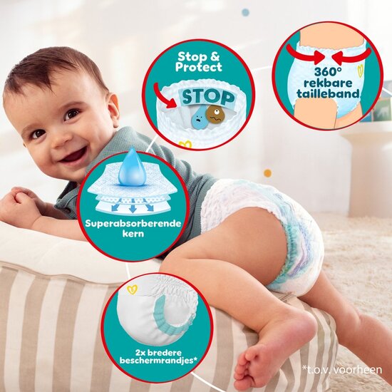 Pampers Pampers Baby Dry Pants - Maat 6 - 74 Luierbroekjes