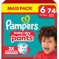 Pampers Pampers Baby Dry Pants - Maat 6 - 74 Luierbroekjes