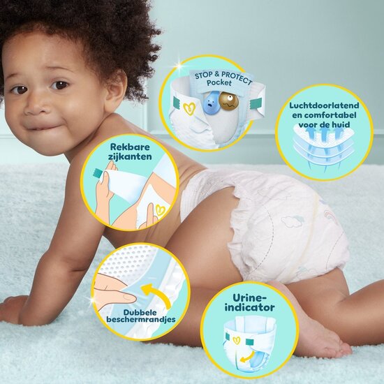 Pampers Pampers Premium Protection - Maat 3 - 64 Luiers