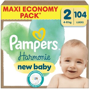 Pampers Harmonie - Maat 2 - 104 Luiers