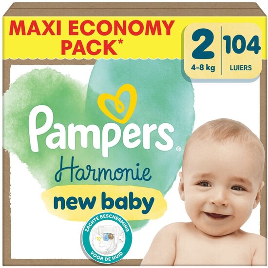 Pampers Pampers Harmonie - Maat 2 - 104 Luiers