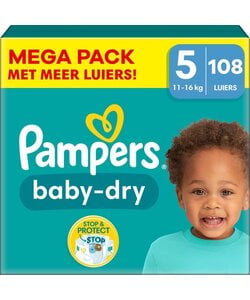 Pampers Baby Dry - Maat 5 - 108 Luiers