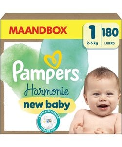 Pampers Harmonie - Maat 1 - 180 Luiers