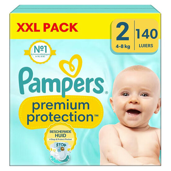 Pampers Pampers Premium Protection - Maat 2 - 140 Luiers