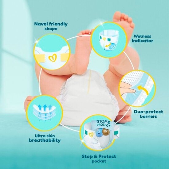 Pampers Pampers Premium Protection - Maat 2 - 140 Luiers