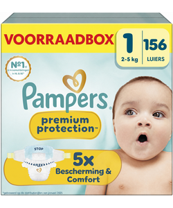 Pampers Premium Protection - Maat 1 - 156 Luiers