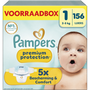 Pampers Premium Protection - Maat 1 - 156 Luiers