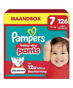 Pampers Baby Dry Pants - Maat 7 - 126 Luierbroekjes