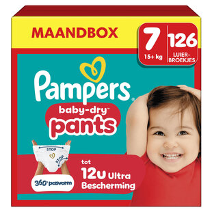 Pampers Baby Dry Pants - Maat 7 - 126 Luierbroekjes